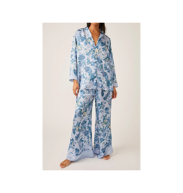 Free People Dreamy Days Pajama Set in Misty Combo by Free People