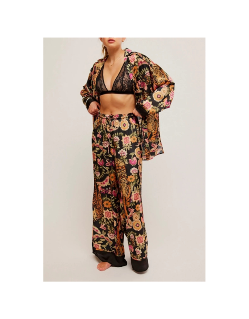 Free People Dreamy Days Pajama Set in Iron Combo by Free People