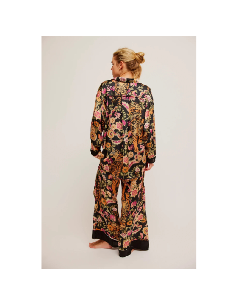 Free People Dreamy Days Pajama Set in Iron Combo by Free People