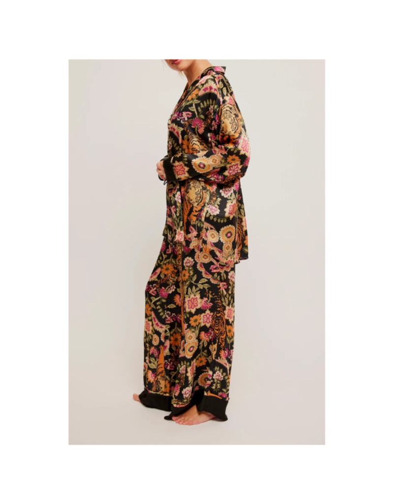 Free People Dreamy Days Pajama Set in Iron Combo by Free People