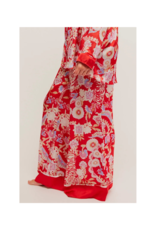 Free People Dreamy Days Pajama Set in Flame Red Combo by Free People