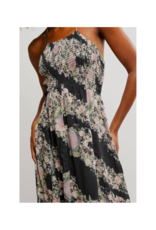 Free People Heat Wave Printed Maxi in Granite Combo by Free People