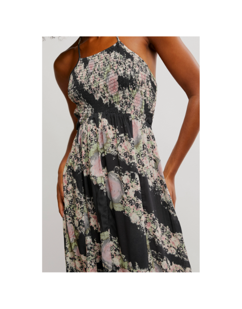 Free People Heat Wave Printed Maxi in Granite Combo by Free People