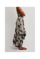 Free People Heat Wave Printed Maxi in Granite Combo by Free People