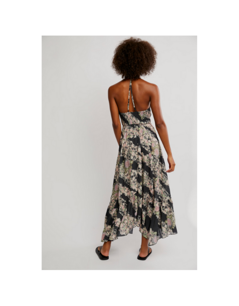 Free People Heat Wave Printed Maxi in Granite Combo by Free People