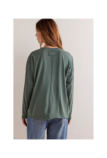 Free People Nina Long-Sleeve S Tee in Topiary by Free People
