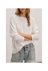 Free People Nina Long-Sleeve Tee in Ivory by Free People