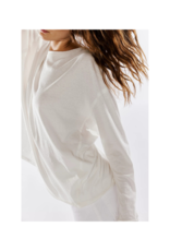 Free People Nina Long-Sleeve Tee in Ivory by Free People