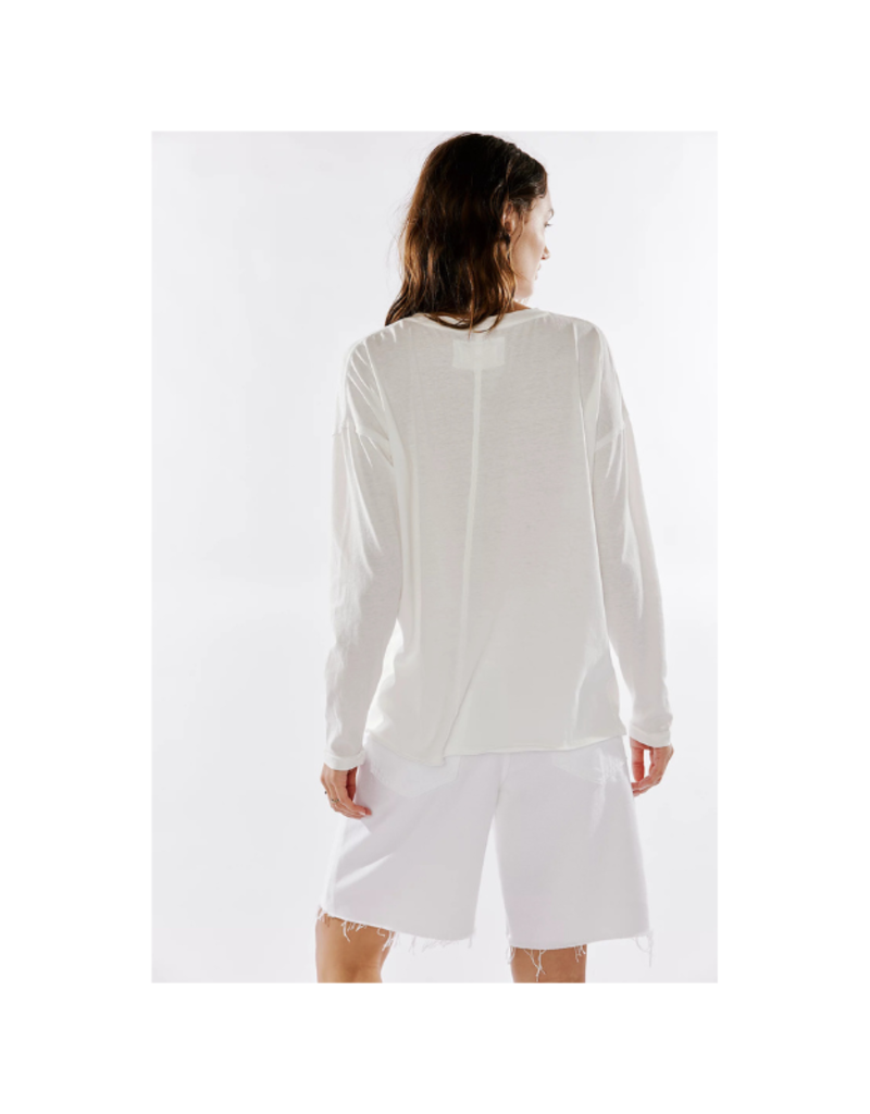 Free People Nina Long-Sleeve Tee in Ivory by Free People