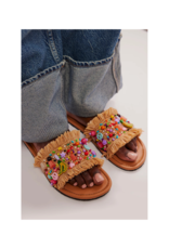 Free People Shipwrecked Slide Sandal in Multi by Free People