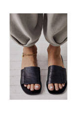 Free People Verona Slide Sandal in Black by Free People