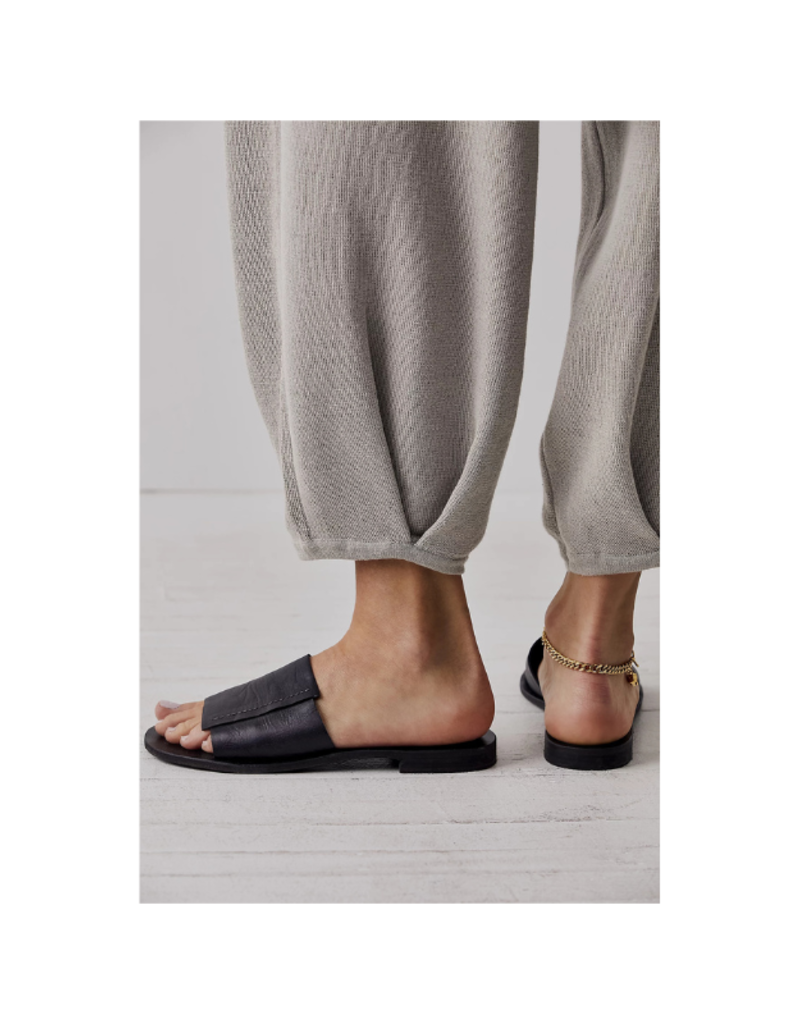 Free People Verona Slide Sandal in Black by Free People
