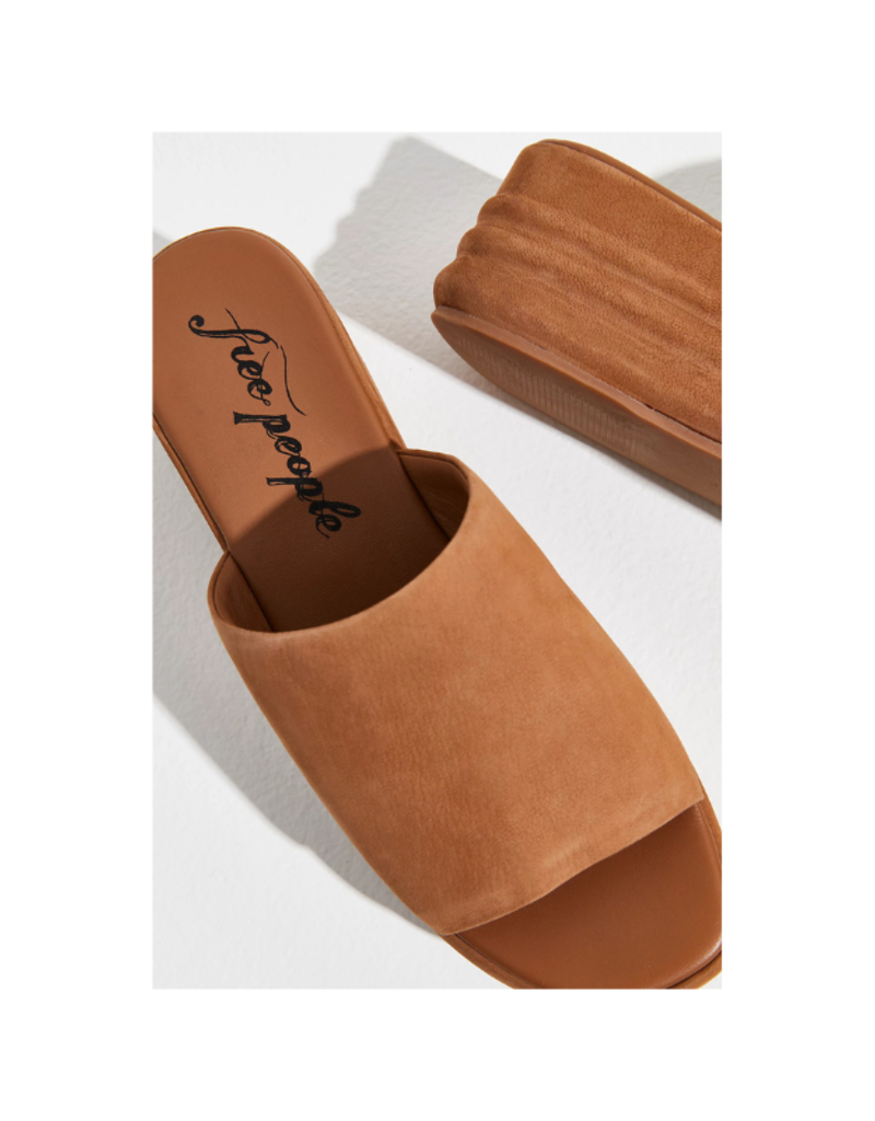 Free People Harbor Flatform Slide in Tan by Free People