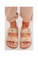 Free People Revelry Studded Sandal in Plaster by Free People