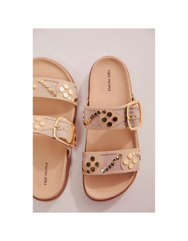 Free People Revelry Studded Sandal in Plaster by Free People