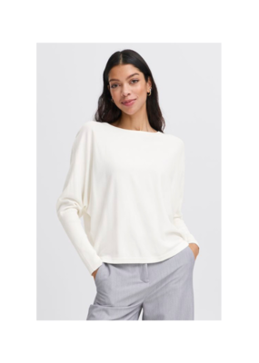 b.young Morla Bat Jumper in Marshmallow by b.young