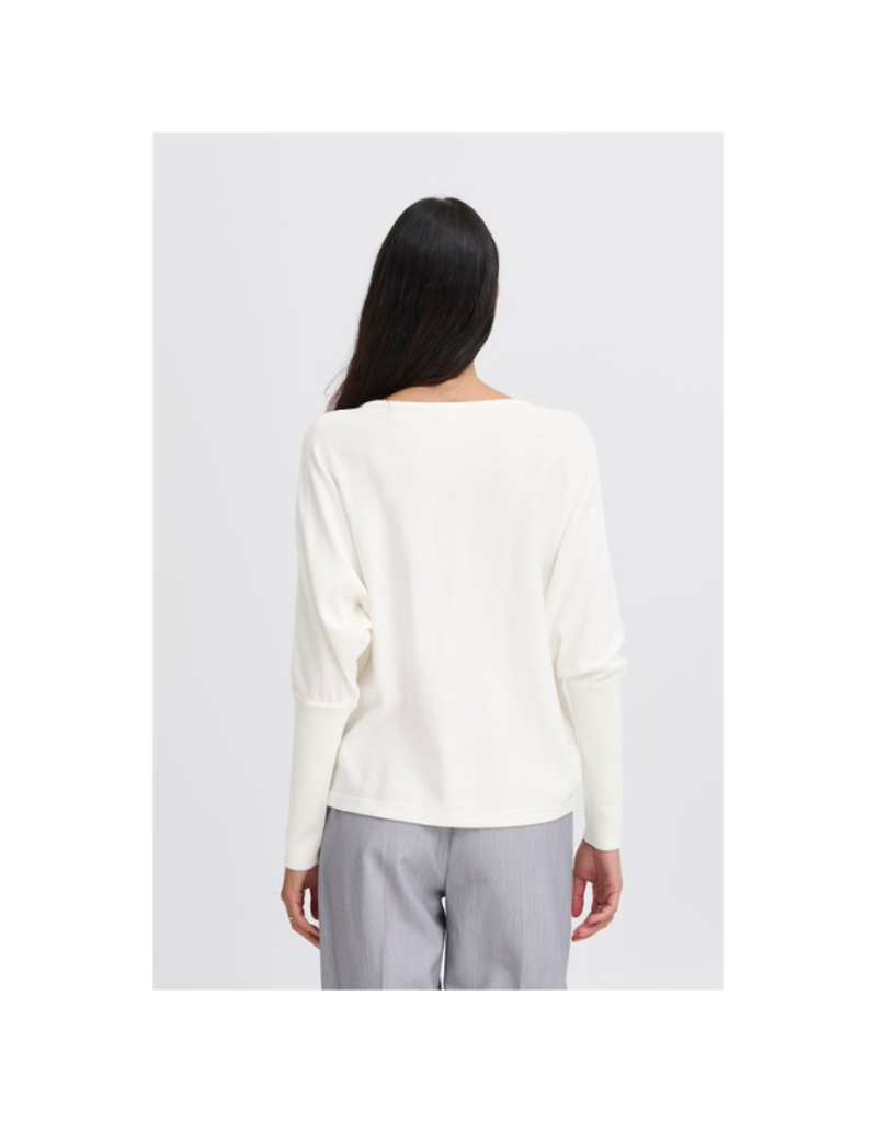 b.young Morla Bat Jumper in Marshmallow by b.young
