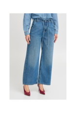 b.young Kim Belt Jeans in Mid Blue by b.young