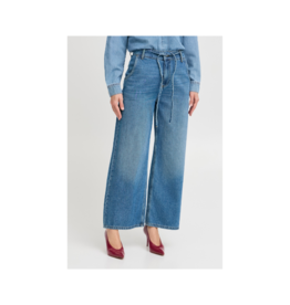 b.young Kim Belt Jeans in Mid Blue by b.young