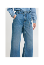 b.young Kim Belt Jeans in Mid Blue by b.young