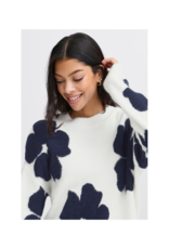 b.young Omea Jumper in Marshmallow Mix by b.young