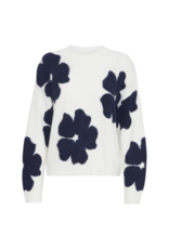 b.young Omea Jumper in Marshmallow Mix by b.young
