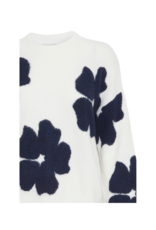 b.young Omea Jumper in Marshmallow Mix by b.young