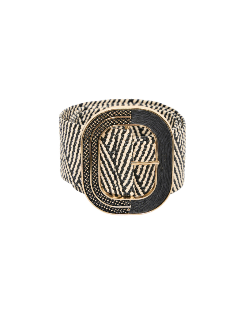 b.young Vilmina Belt in Black Mix by b.young