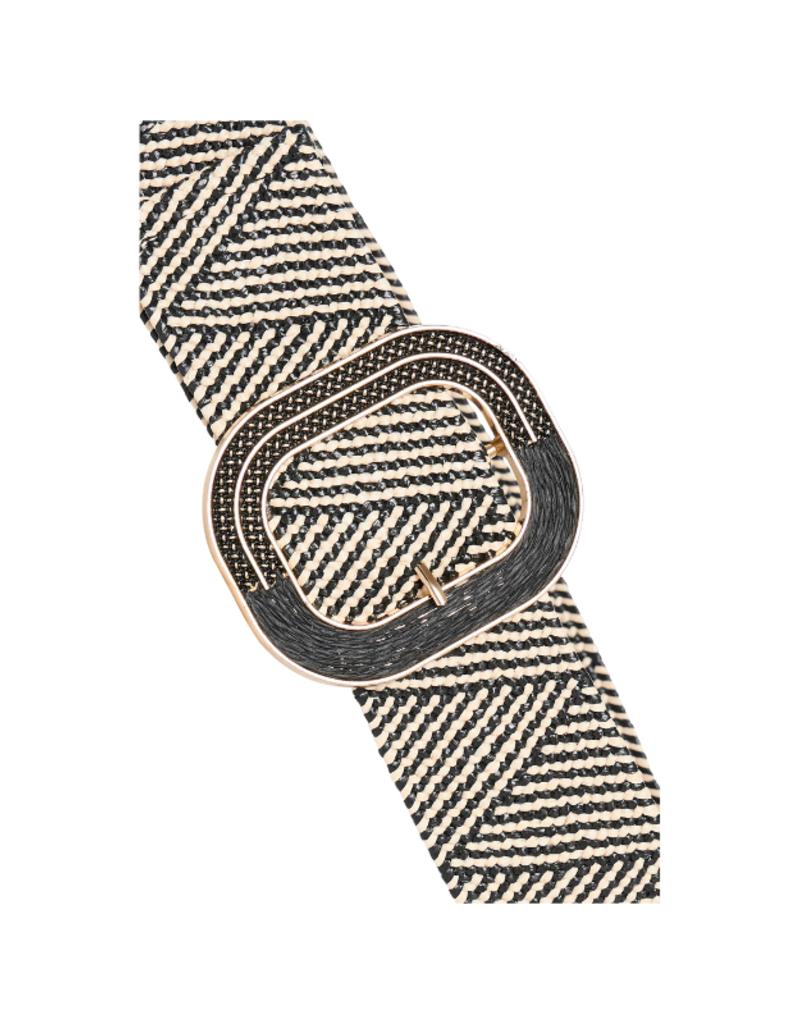 b.young Vilmina Belt in Black Mix by b.young