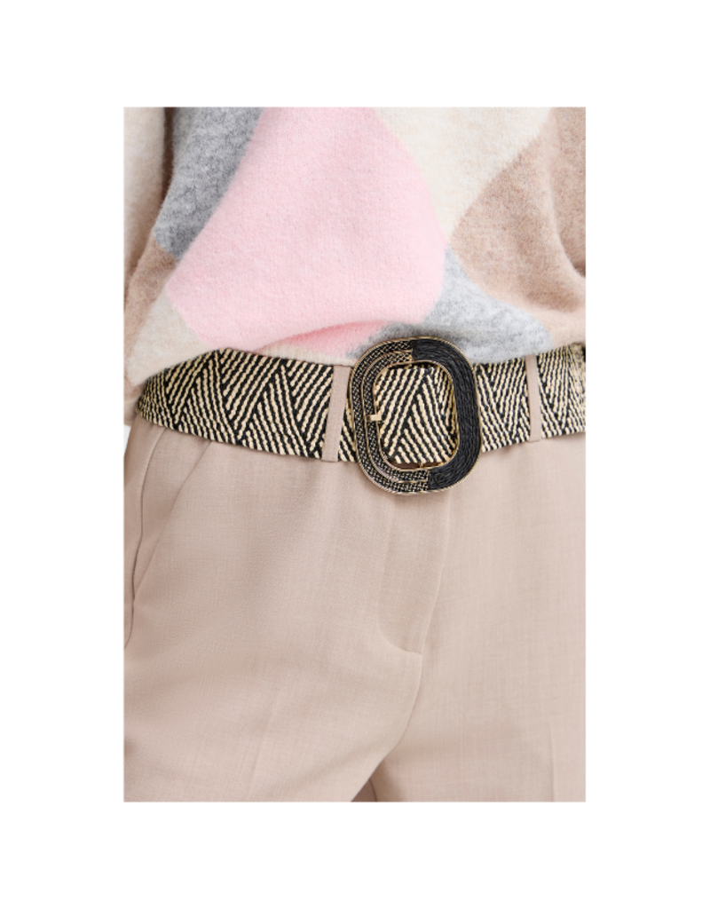 b.young Vilmina Belt in Black Mix by b.young