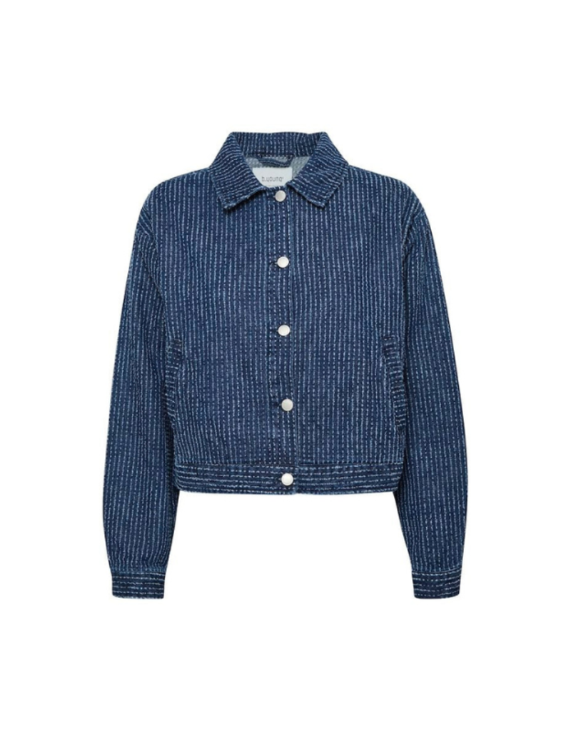 b.young Kanilla Jacket in Mid Blue Denim by b.young