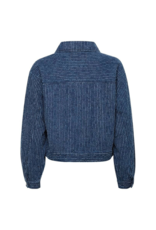 b.young Kanilla Jacket in Mid Blue Denim by b.young