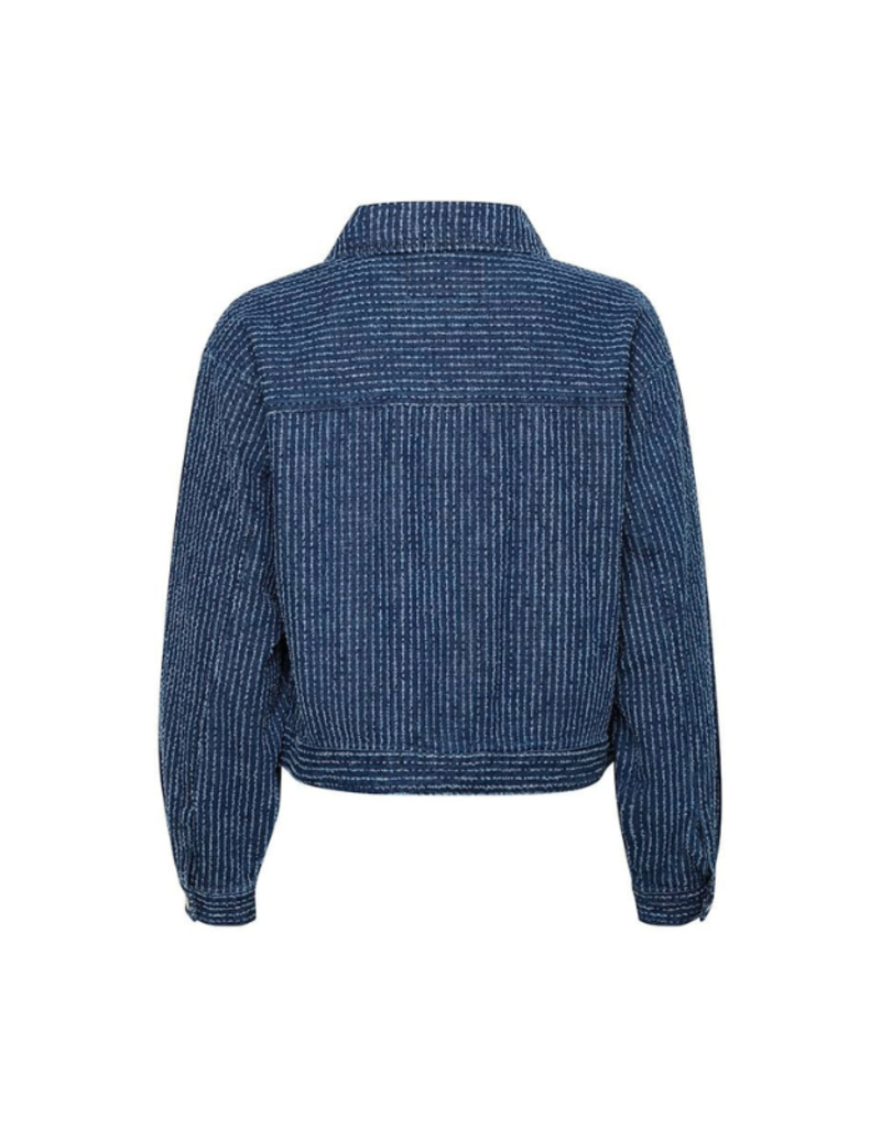 b.young Kanilla Jacket in Mid Blue Denim by b.young