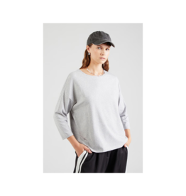 b.young Pamila Mid Sleeve T-Shirt in Light Grey Melange by b.young