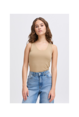 ICHI Gro Singlet Tank in Cornstalk by ICHI