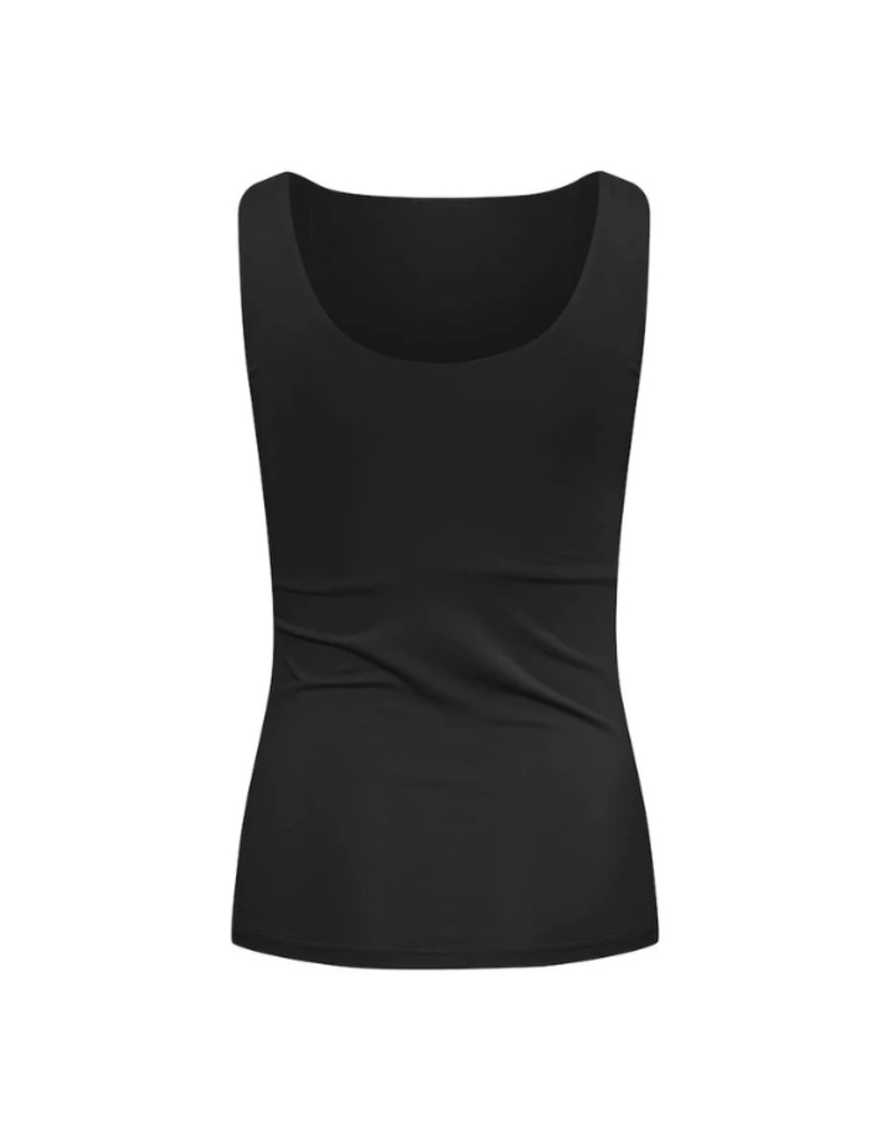 ICHI Gro Singlet Tank in Black by ICHI