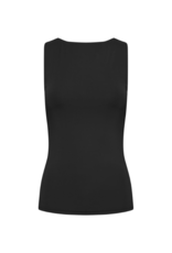 ICHI Gro Singlet Tank in Black by ICHI