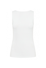 ICHI Gro Singlet Tank in White by ICHI