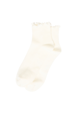 ICHI Halle Socks in Cloud Dancer by ICHI