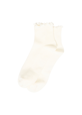 ICHI Halle Socks in Cloud Dancer by ICHI