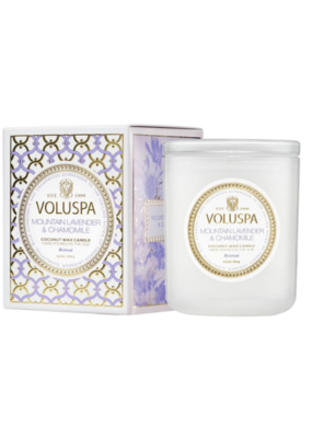 Voluspa 9oz Classic Candle in Mountain Lavender & Chamomile by Voluspa