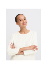 b.young Pamila Mid Sleeve Shirt in Off White by b.young
