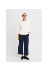 b.young Pamila Mid Sleeve Shirt in Off White by b.young