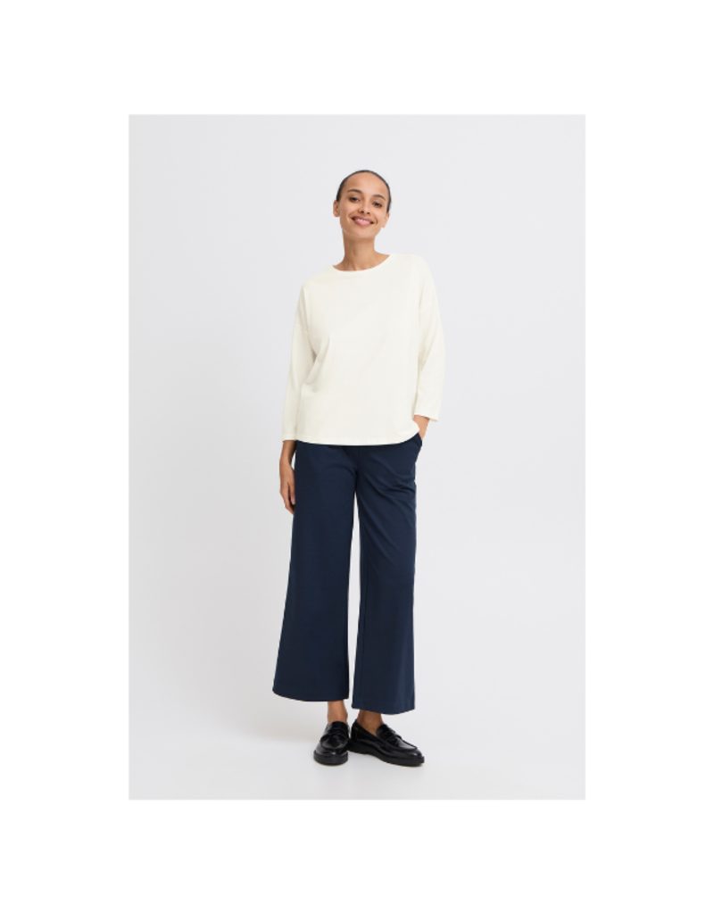 b.young Pamila Mid Sleeve Shirt in Off White by b.young