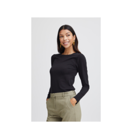 b.young Pamila Longsleeve Shirt in Black by b.young