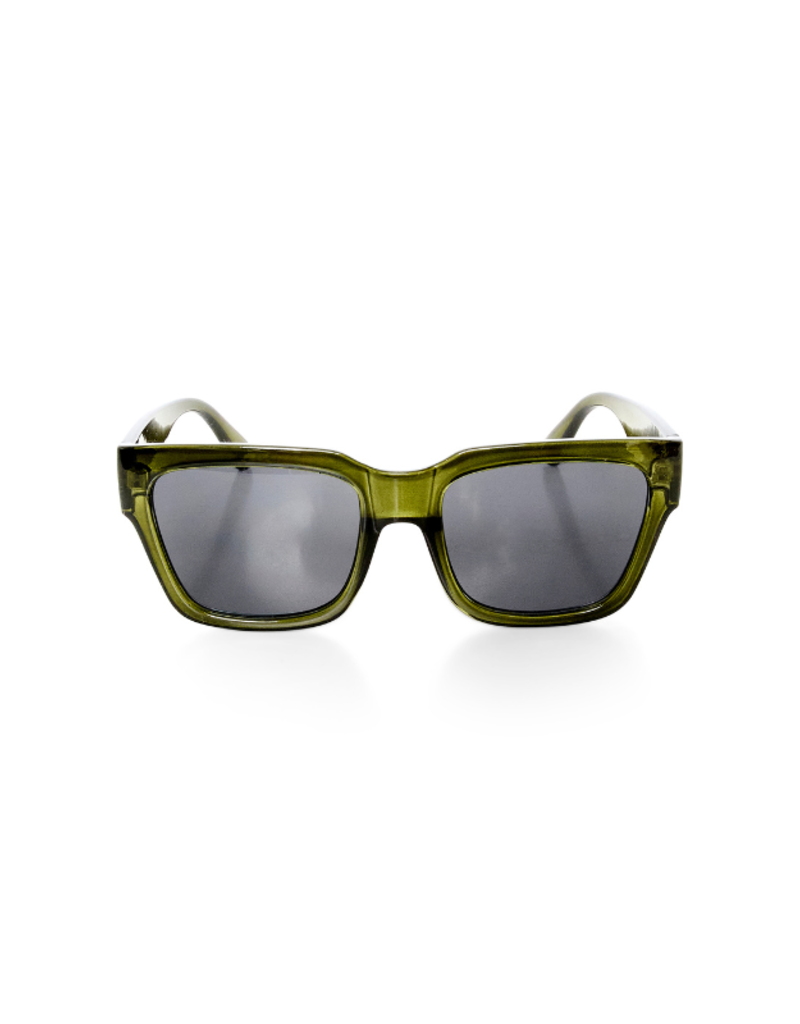 Part Two Safine Sunglasses in Deep Lichen Green by Part Two