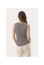Part Two Nikkia Tank in French Oak Stripe by Part Two