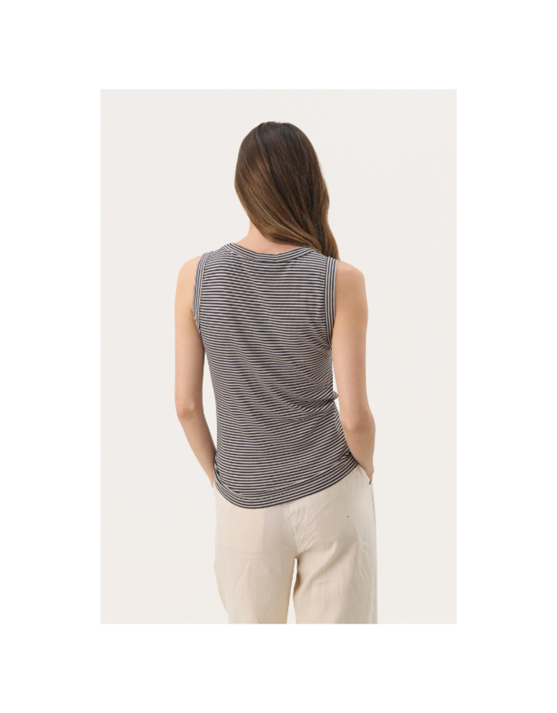 Part Two Nikkia Tank in French Oak Stripe by Part Two