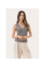Part Two Nikkia Tank in French Oak Stripe by Part Two