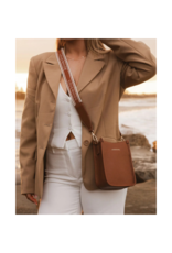 Louenhide Parker Logo Crossbody Bag in Tan by Louenhide